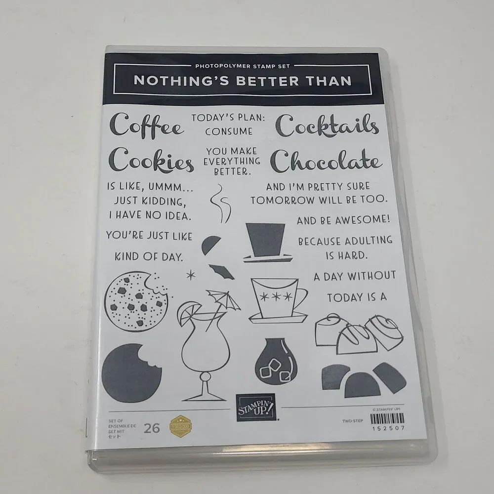 Stampin Up Nothing’s Better Than Stamps & Love You More Than Dies